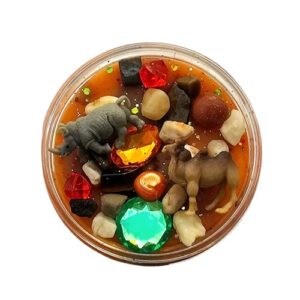 Sensorydough speelklei Rivier met speelfiguren als kikker en bever