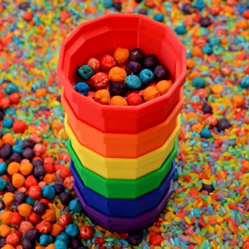 regenboog zeefjes small Kleurrijke Regenboog Zeefjesset Small– Spelen, Ontdekken & Sorteren met X Creator