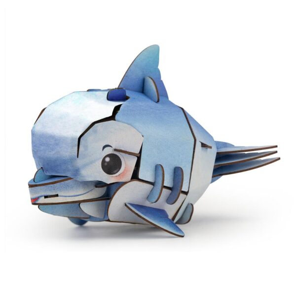 dolfijn MierEdu – 3D Puzzel Build & Sound – dolfijn bouwpakket