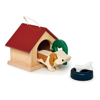 hondenhok3 Tender Leaf Houten Pet Dog Set – Hondenhok