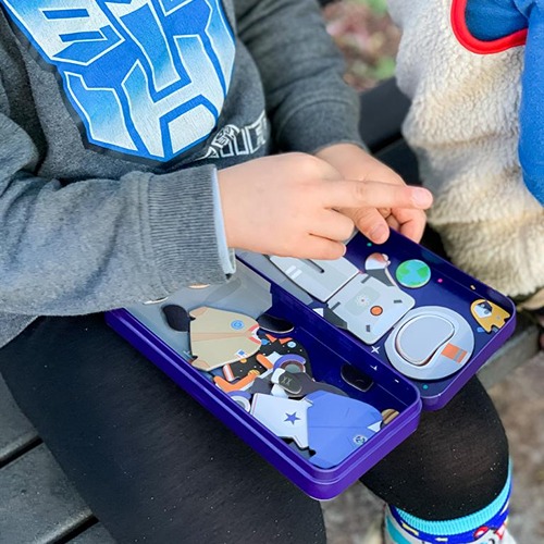 mieredu astronout 10 (1) MierEdu Magnetische Puzzeldoos Ruimtevaarders/ Astronaut – Creatief & Educatief Speelplezier voor Onderweg