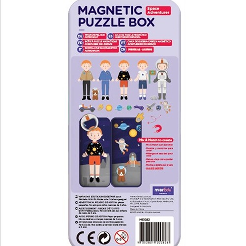mieredu astronout5 (1) MierEdu Magnetische Puzzeldoos Ruimtevaarders/ Astronaut – Creatief & Educatief Speelplezier voor Onderweg