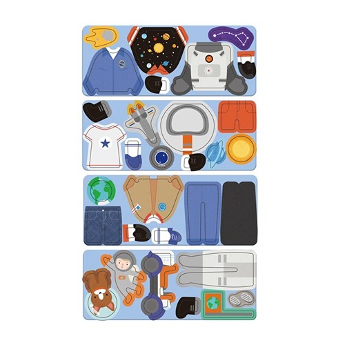 mieredu astronout6 (1) MierEdu Magnetische Puzzeldoos Ruimtevaarders/ Astronaut – Creatief & Educatief Speelplezier voor Onderweg