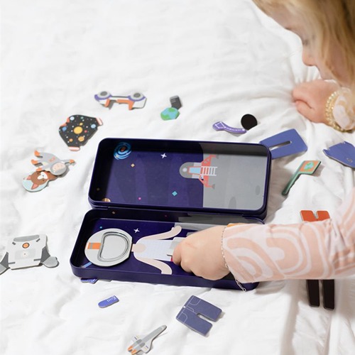 mieredu astronout7 (1) MierEdu Magnetische Puzzeldoos Ruimtevaarders/ Astronaut – Creatief & Educatief Speelplezier voor Onderweg
