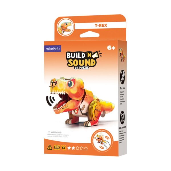 mieredu t-rex Mieredu – 3D Puzzel Build & Sound – Tyrannosaurus Rex
