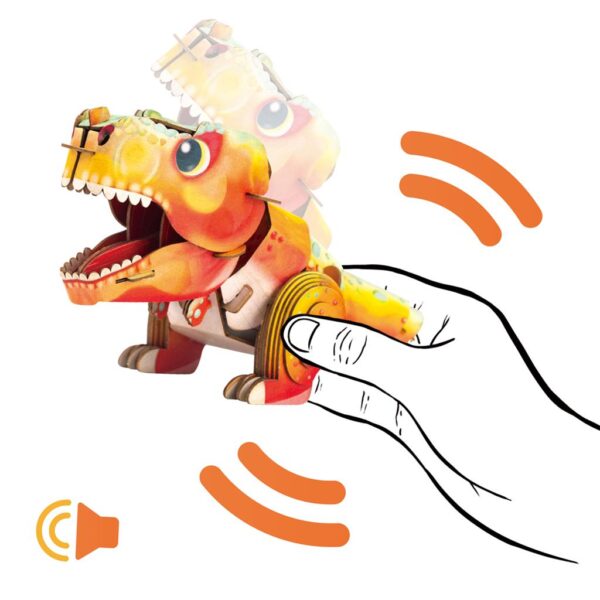 mieredu t-rex4 Mieredu – 3D Puzzel Build & Sound – Tyrannosaurus Rex
