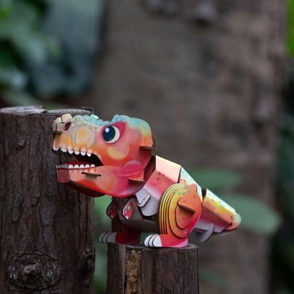mieredu t-rex7 Mieredu – 3D Puzzel Build & Sound – Tyrannosaurus Rex