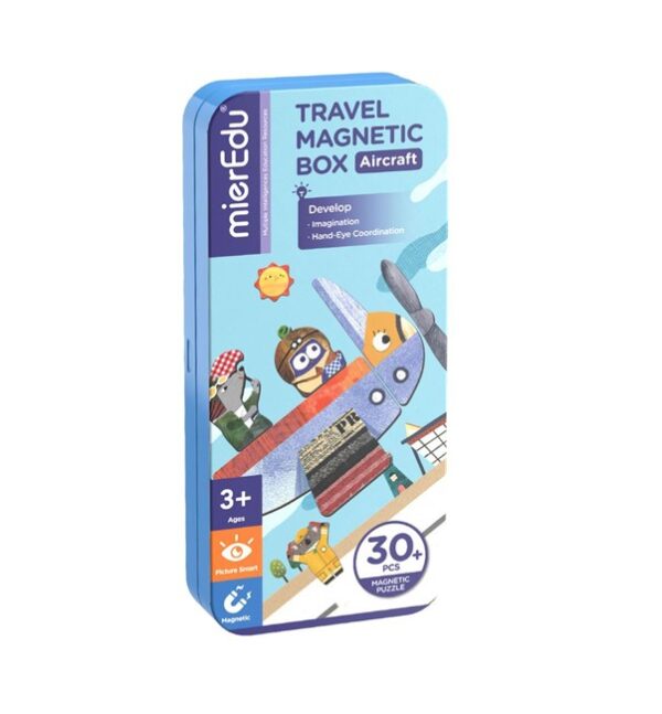 mieredu vliegtuig1 MierEdu Magnetische Puzzeldoos Vliegtuigen – Educatief Reisspeelgoed vol Fantasie en Avontuur