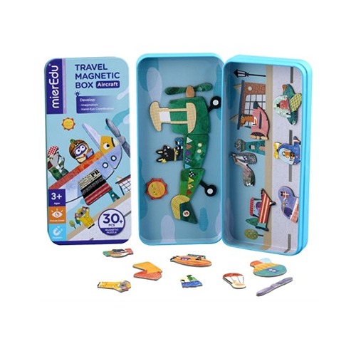 mieredu vliegtuig11 (1) MierEdu Magnetische Puzzeldoos Vliegtuigen – Educatief Reisspeelgoed vol Fantasie en Avontuur