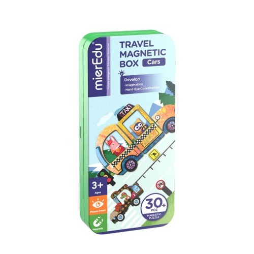 mieredu voertuigen1 (1) MierEdu Magnetische Puzzeldoos Voertuigen – Creatief Speelgoed voor Onderweg & Thuis