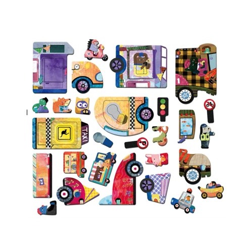 mierendu voertuigen8 (1) MierEdu Magnetische Puzzeldoos Voertuigen – Creatief Speelgoed voor Onderweg & Thuis