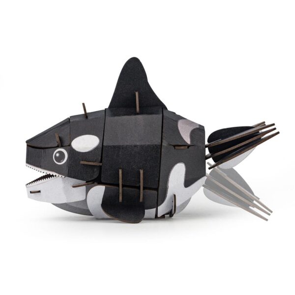 orka8 MierEdu – 3D Puzzel Build & Sound – orka bouwpakket