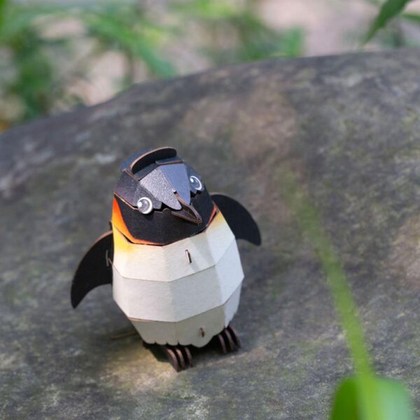 pinguin2 Mieredu – 3D Puzzel Build & Sound – Keizers pinguïn bouwpakket