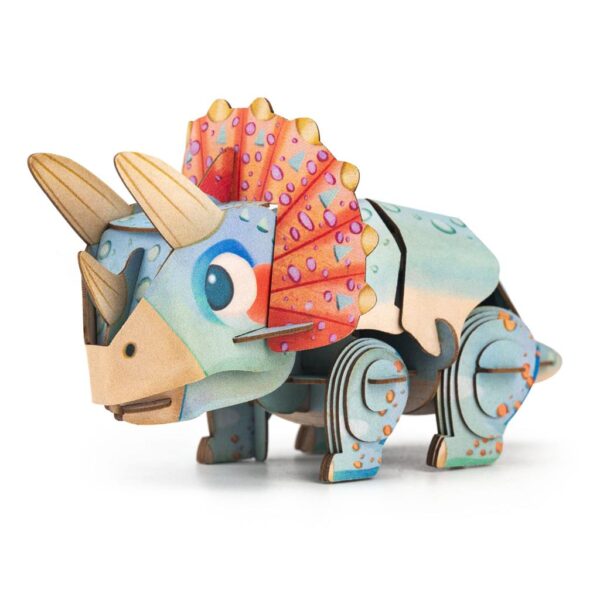 triceratops1 MierEdu – 3D Puzzel Build & Sound – Triceratops bouwpakket