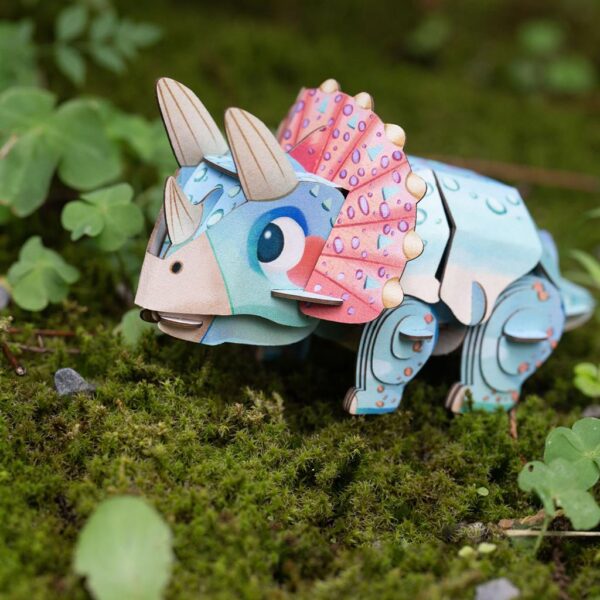 triceratops6 MierEdu – 3D Puzzel Build & Sound – Triceratops bouwpakket