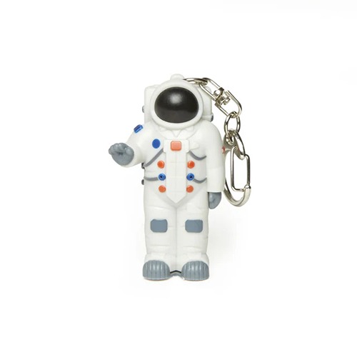 astronaut Kikkerland Astronaut Sleutelhanger met LED Lampje