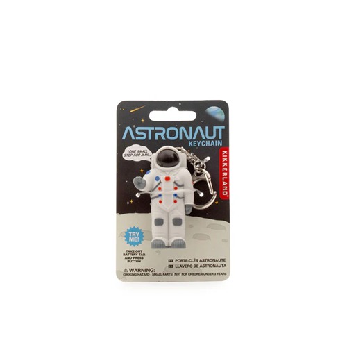 astronaut1 Kikkerland Astronaut Sleutelhanger met LED Lampje
