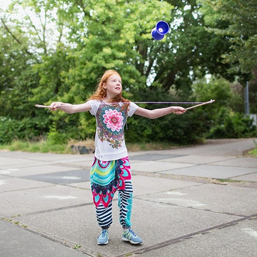 diablo2 BS Toys Diabolo Blauw – Jongleer- en Behendigheidsspel voor Kinderen