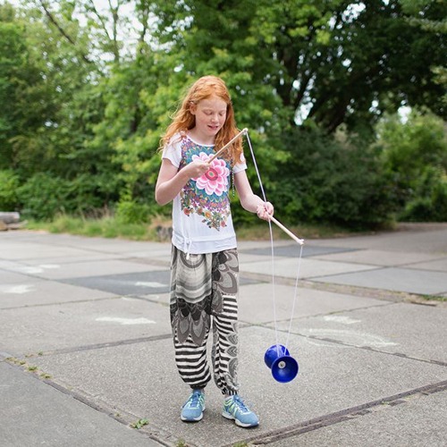 diablo4 BS Toys Diabolo Blauw – Jongleer- en Behendigheidsspel voor Kinderen