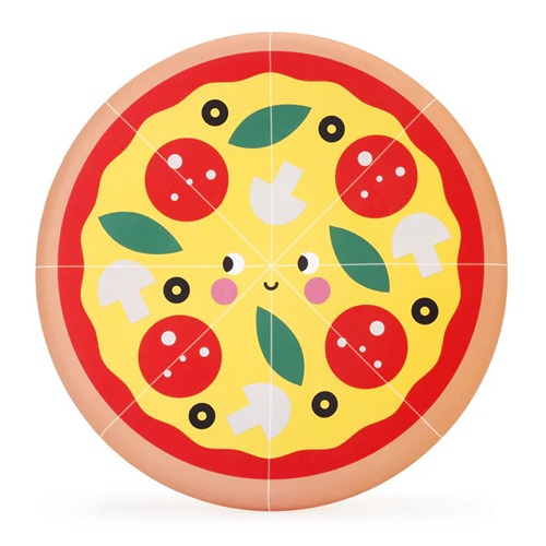pizza frisbee Kikkerland Kidoki Flexibele Vliegende Schijven – Donut, Pizza & Watermeloen!