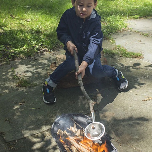 Huckleberry Popcorn Maker – Pof zelf verse popcorn boven een kampvuur