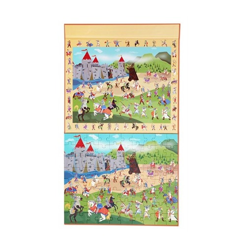 puzzel ridder2 (1) 2 in 1 Magnetische Puzzel – Discovery Game Ridders | Scratch Europe – Speurtocht in het Ridderrijk