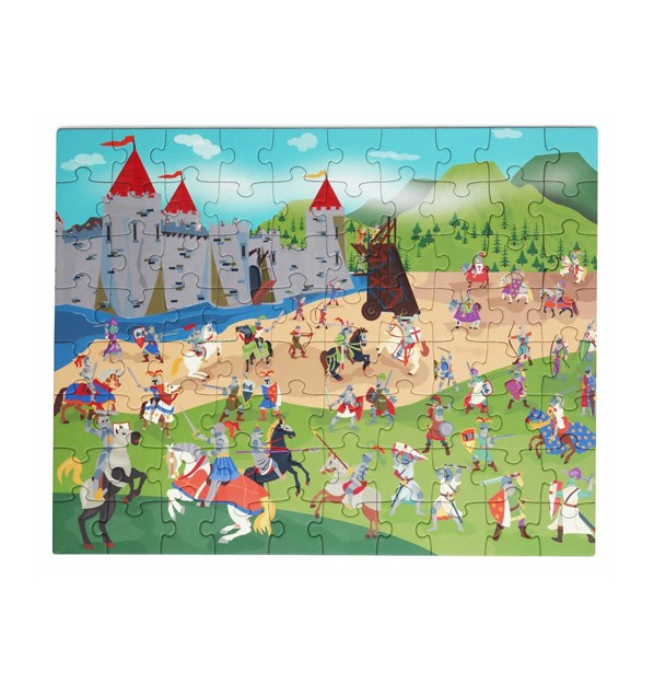 puzzel ridder5 2 in 1 Magnetische Puzzel – Discovery Game Ridders | Scratch Europe – Speurtocht in het Ridderrijk