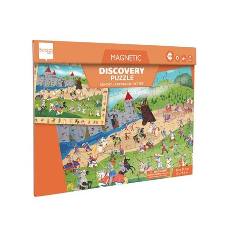 puzzel ridder8 (1) 2 in 1 Magnetische Puzzel – Discovery Game Ridders | Scratch Europe – Speurtocht in het Ridderrijk
