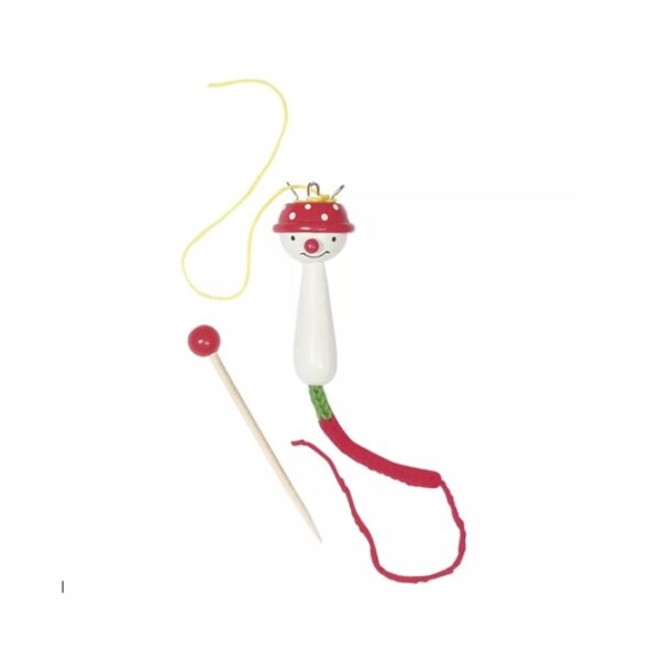 Goki Punnikset Paddestoel – houten punnikpop 3-delig voor kinderen vanaf 4 jaar