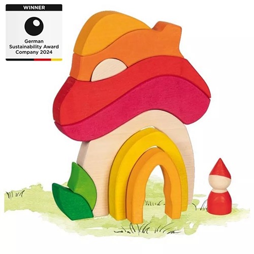 kabouterhuis1 Goki Kabouterhuis – Houten Speelhuis voor Fantasiespel
