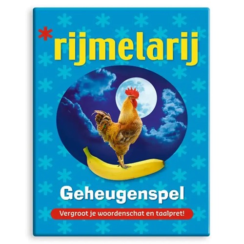 uitgeverij-briljant-rijmelarij Rijmelarij – Educatief Rijmwoorden Kaartspel voor Kinderen