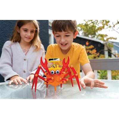 Robotkrab speelgoed – mechanische robot die kinderen zelf maken