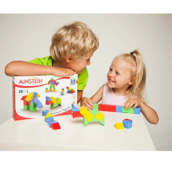 Ainstein magnetisch speelgoed voor ruimtelijk inzicht en motoriek duurzaam en educatief Ainstein magnetisch speelgoed voor ruimtelijk inzicht en motoriek verkrijgbaar bij het speellab