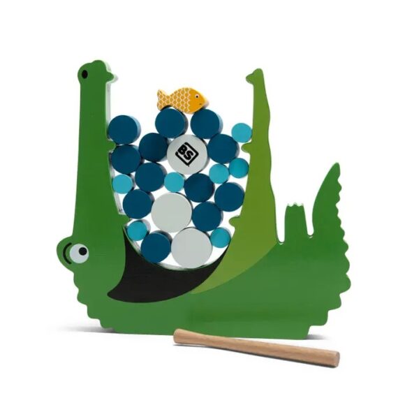 Balans- en motoriekspel voor kinderen – BS Toys Krokodil