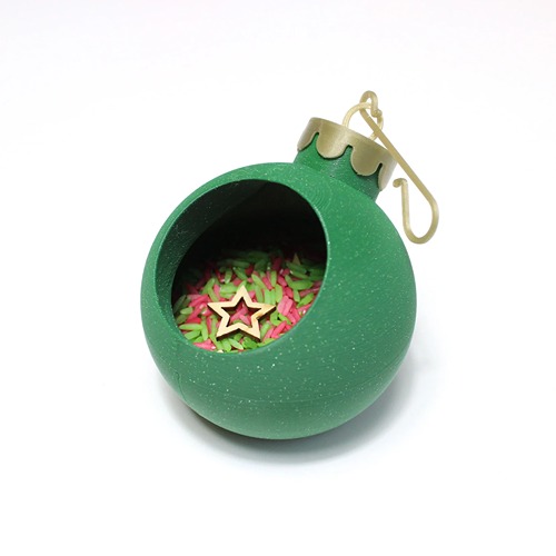 Kids Kabinet kerstbal gevuld met sensory play materialen