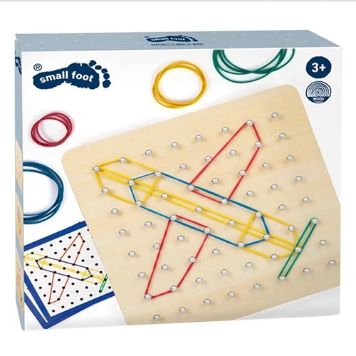 Wooden Geoboard van Small Foot – stevig houten educatief spel voor kinderen