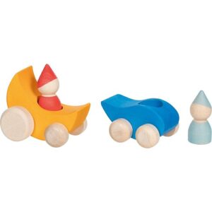 Goki Evolution voertuigen Druppel en Maan in houten uitvoering
