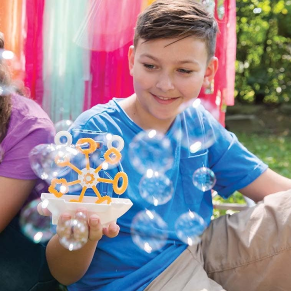 Robot blaast bellen automatisch – 4M KidzLabs speelgoed