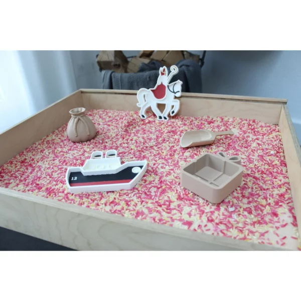 Kidskabinet PLA vulvorm Stoomboot voor sensorisch spel