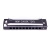Glimmende mondharmonica van New Classic Toys in close-up