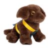 Pluche Labrador puppy met afneembaar harnas – Het Speellab