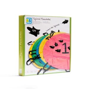 BS Toys Eekhoorn Parachutes vang- en werpspel voor buiten