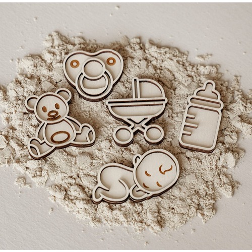 Baby vultrays van FSC hout – fijn motorisch speelgoed