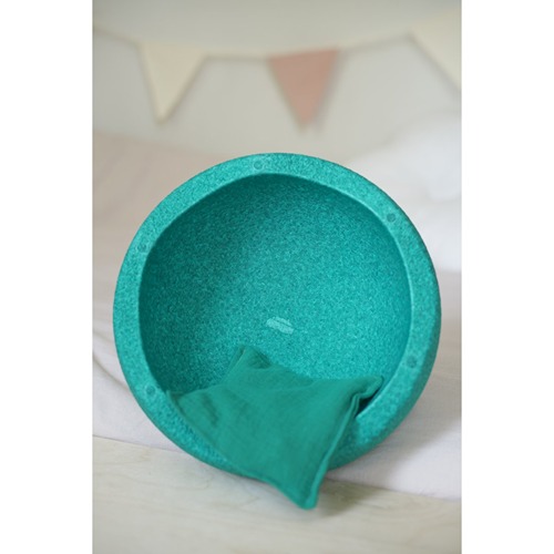 Regenboog groen pittenzak voor sensorisch spel