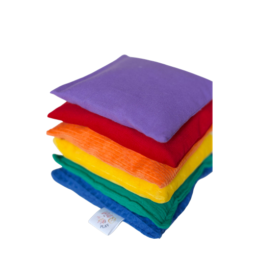 Montessori sensorisch speelgoed pittenzak bij het speellab