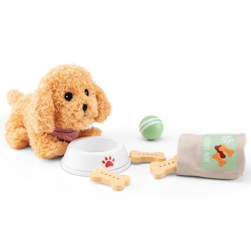 Complete Woet knuffelverzorgingsset met FSC houten onderdelen