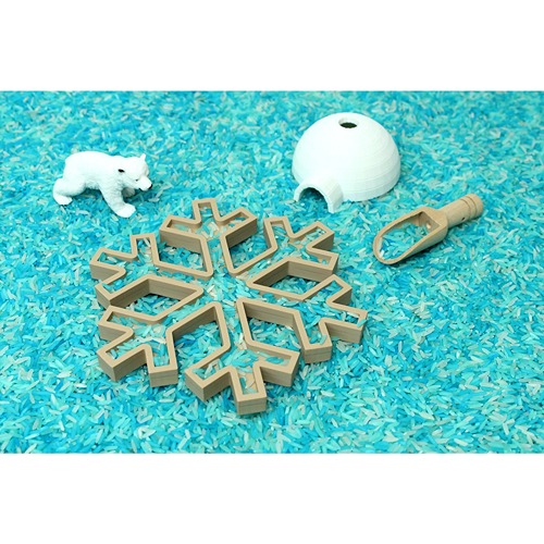 Duurzame PLA iglo voor open-einde en fantasierijk spel