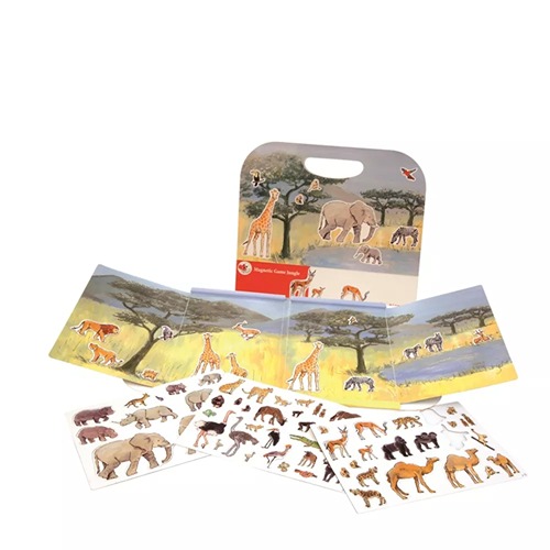 egmont-toys-magneetboek-jungle-het-speellab Educatief magnetisch speelgoed Egmont Toys magneetboek jungle ideaal voor onderweg