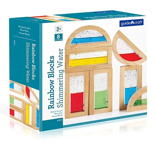 Open ended sensorisch speelgoed waterblokken voor creatief spel