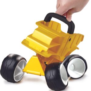 hape-dump-truck-geel-buitenspeelgoed Hape kiepwagen Dump Truck Geel speelgoed voor binnen en buiten spelen